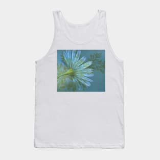 Love Daisy Golden Blue Tank Top